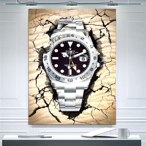 rolex watch artwork poster